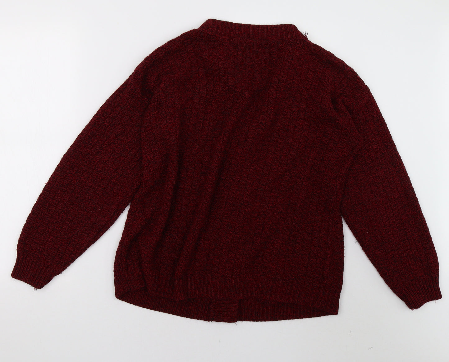 Preworn Womens Red   Cardigan Jumper Size 8