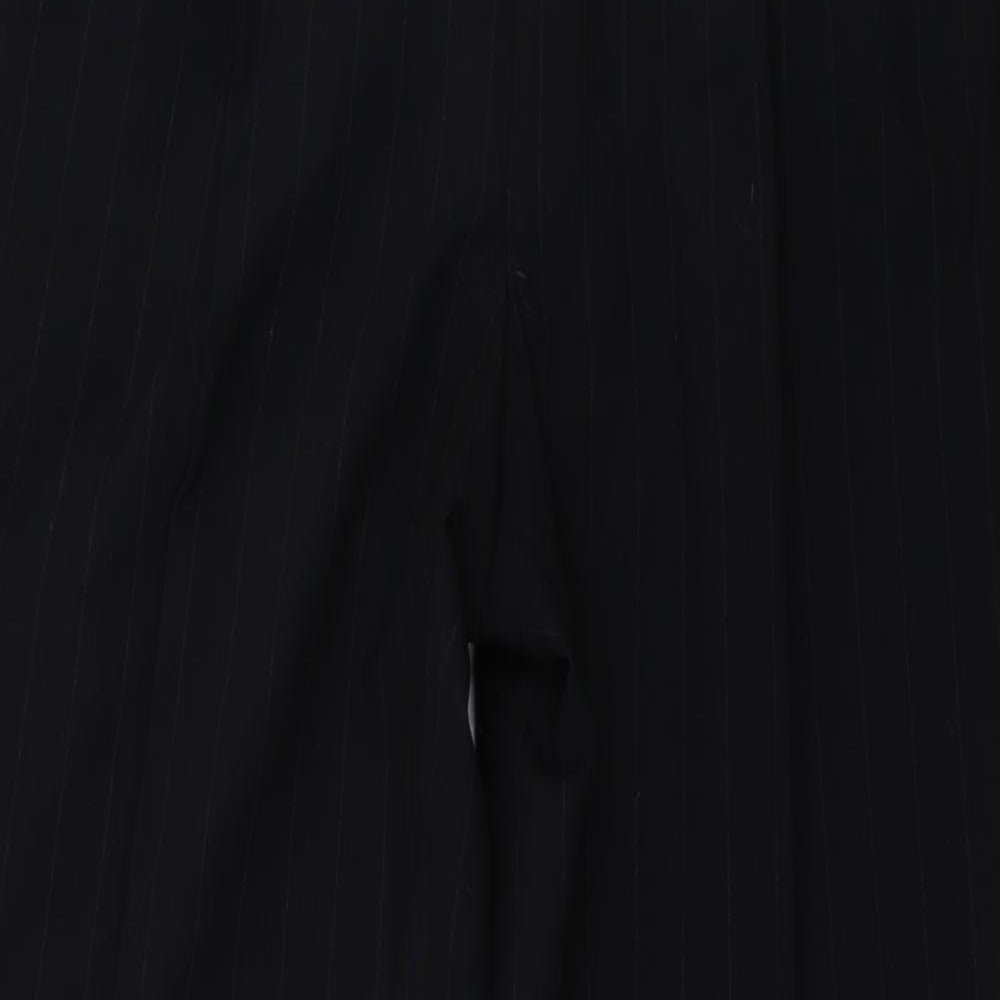 George Mens Black Striped  Trousers  Size 36 L31 in