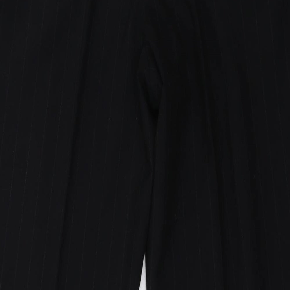 George Mens Black Striped  Trousers  Size 36 L31 in