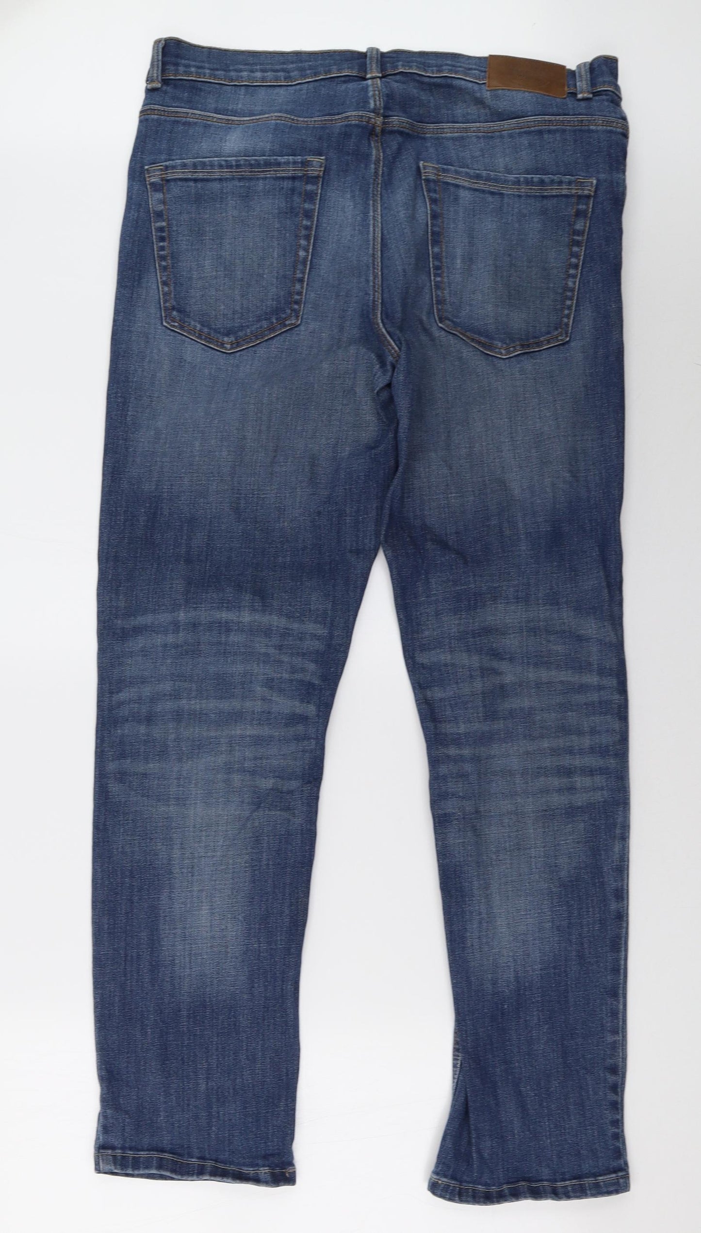 George Mens Blue  Denim Straight Jeans Size 36 L31 in