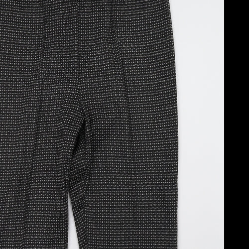 Bonmarché Womens Black   Cropped Trousers Size 16 L25 in