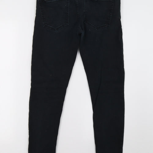 Primark Mens Black  Denim Skinny Jeans Size 32 L30 in
