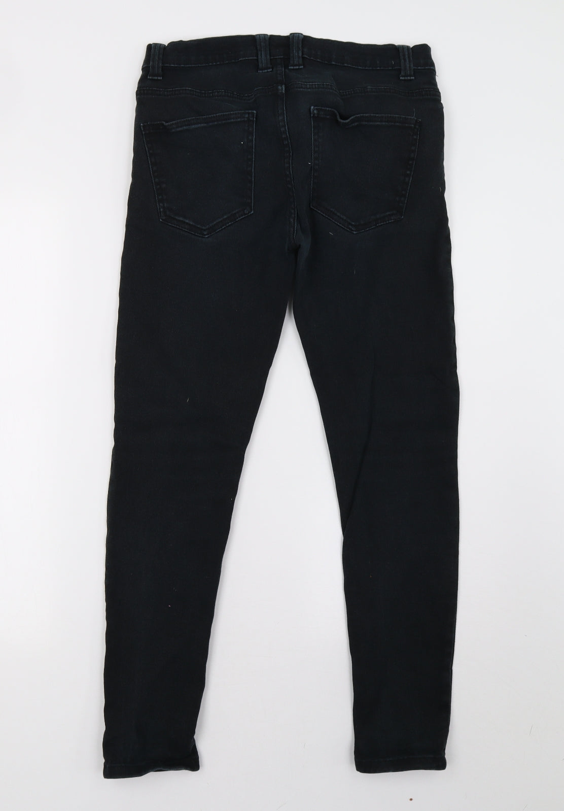 Primark Mens Black  Denim Skinny Jeans Size 32 L30 in