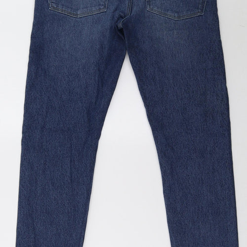 ASOS Mens Blue  Denim Straight Jeans Size 32 L32 in