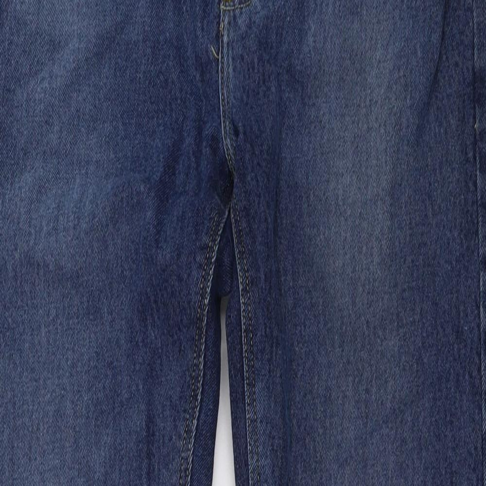 ASOS Mens Blue  Denim Straight Jeans Size 32 L32 in