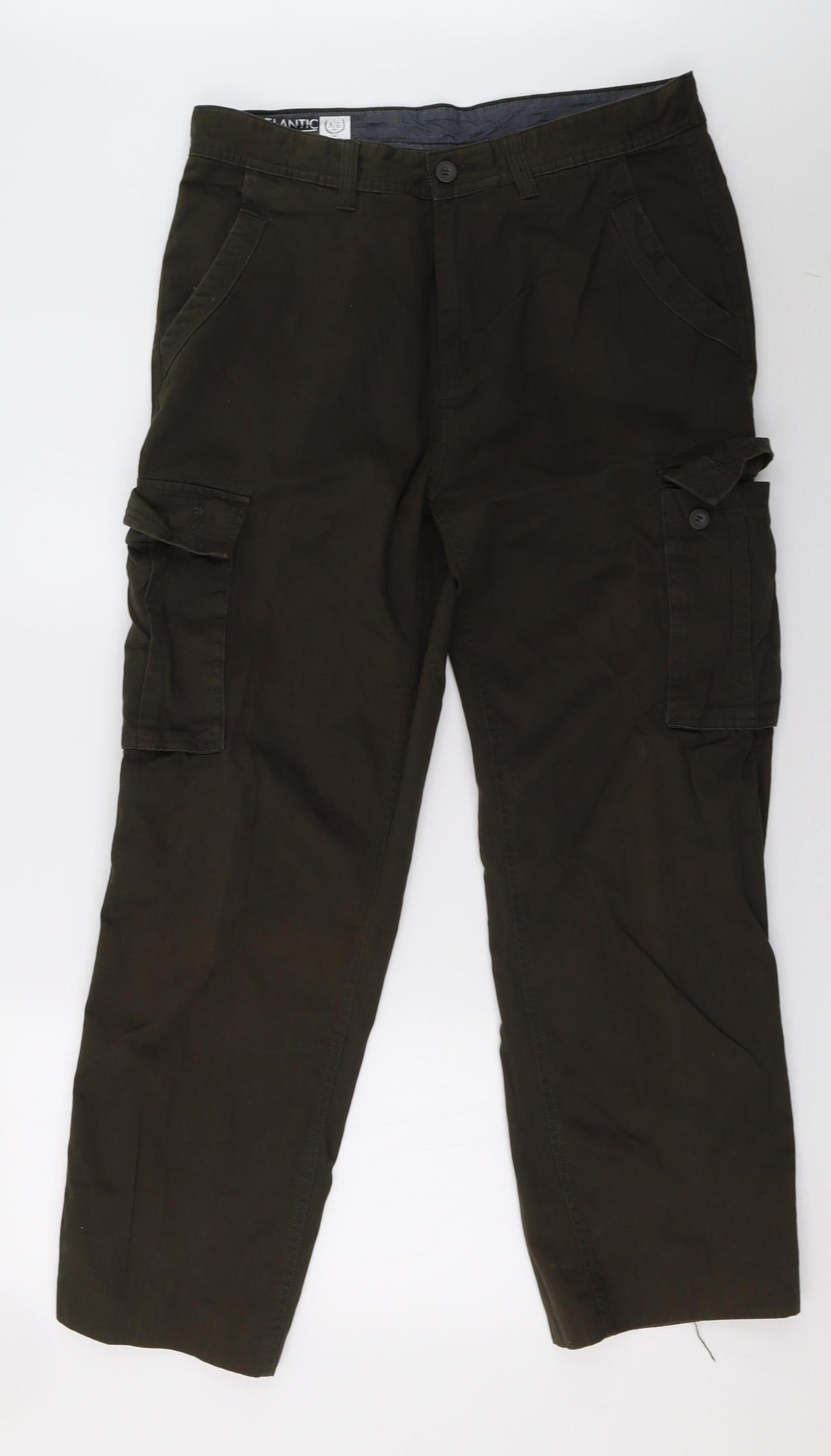 BHS Mens Green   Trousers  Size 34 L33 in