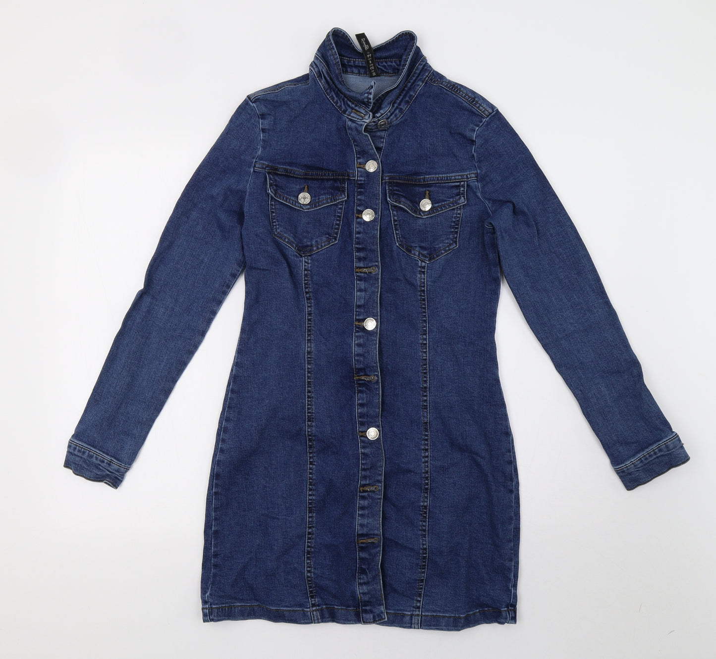 Primark Womens Blue  Denim A-Line  Size L