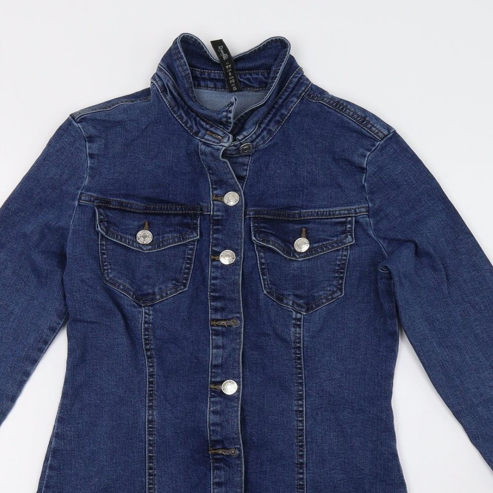Primark Womens Blue  Denim A-Line  Size L