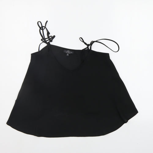 Topshop Womens Black   Basic Tank Size 6