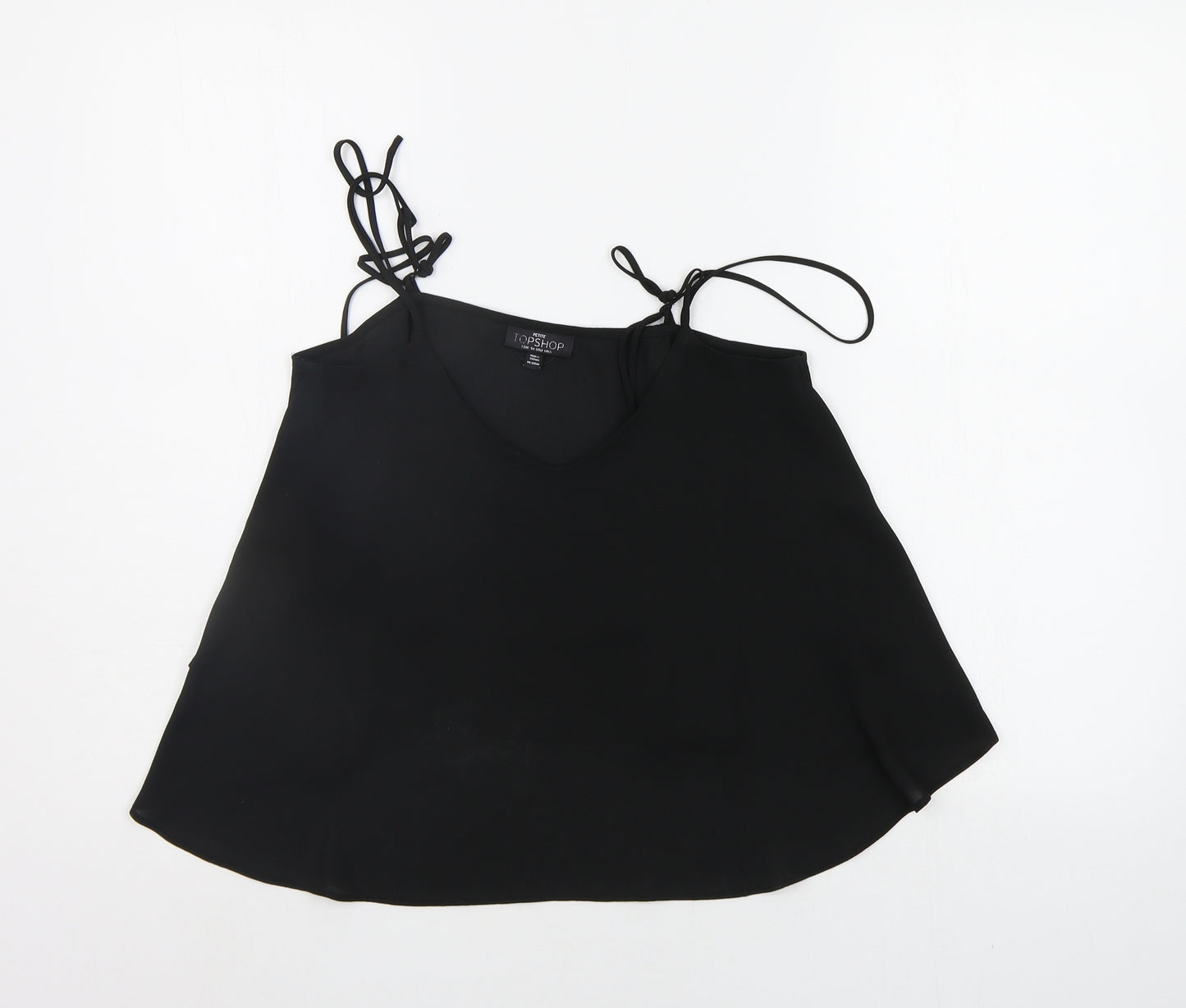Topshop Womens Black   Basic Tank Size 6