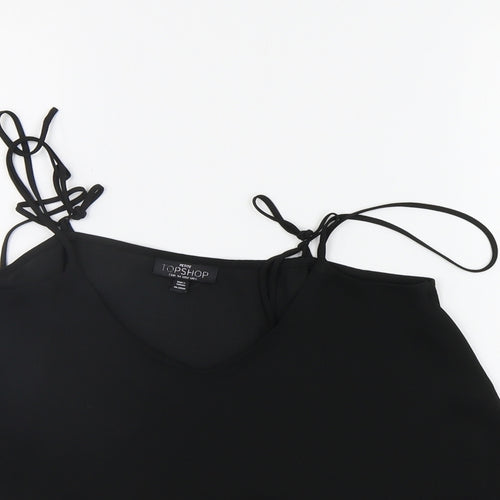 Topshop Womens Black   Basic Tank Size 6