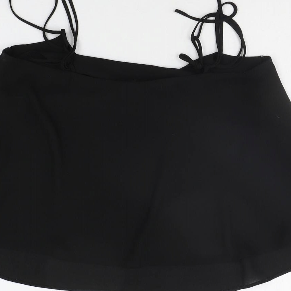 Topshop Womens Black   Basic Tank Size 6