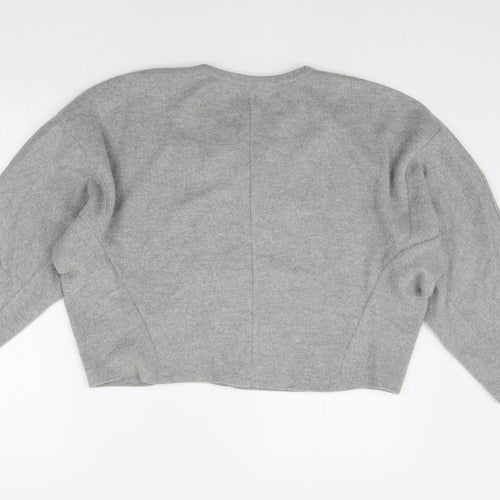 Zara Womens Grey   Pullover Jumper Size S