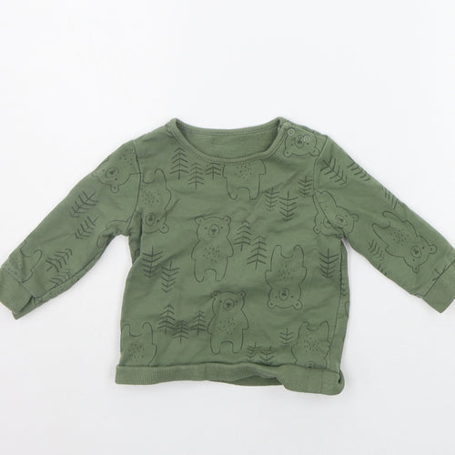 George Baby Green   Pullover Jumper Size 6-9 Months