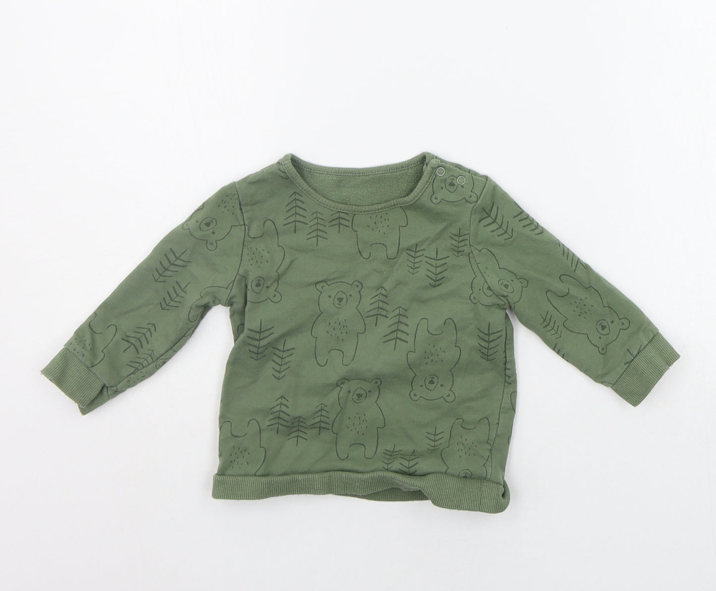 George Baby Green   Pullover Jumper Size 6-9 Months