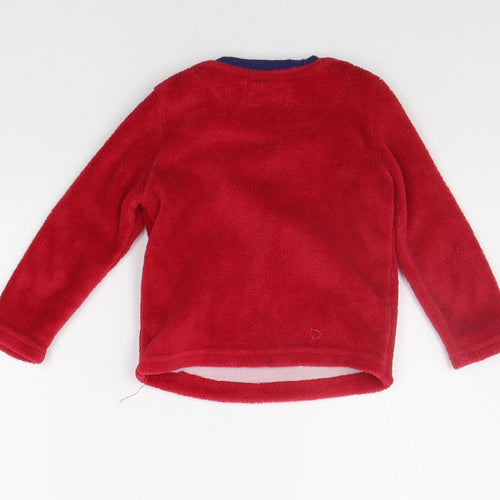 Primark Girls Red Solid  Top Pyjama Top Size 2-3 Years
