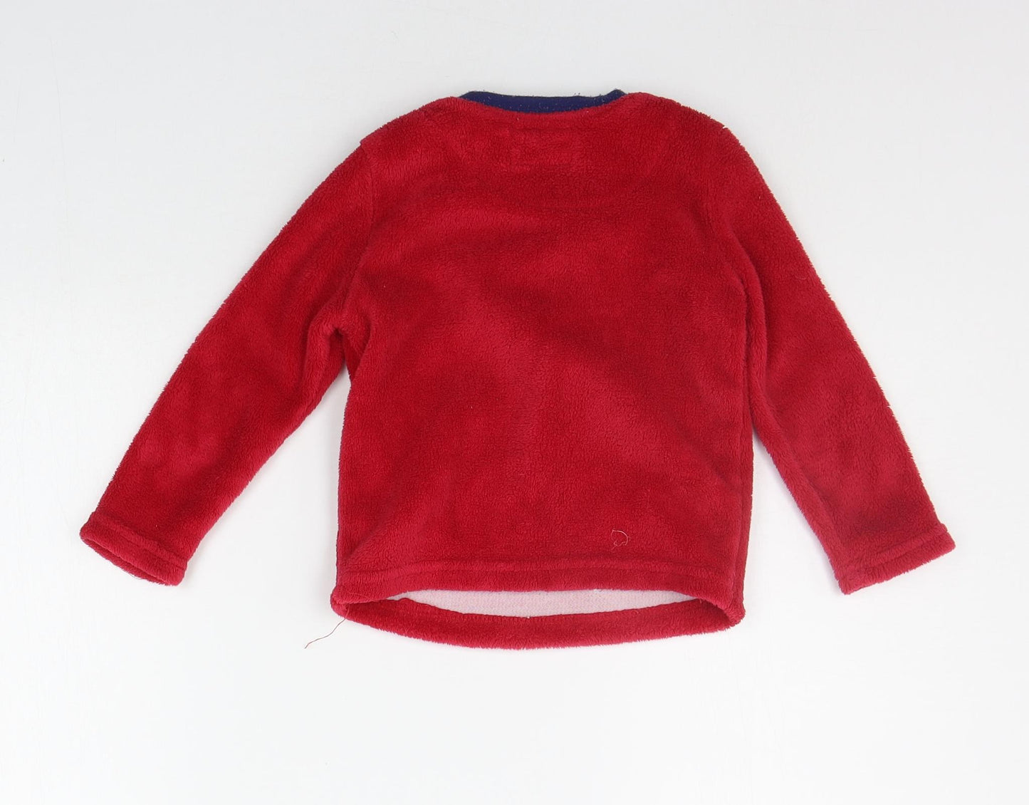 Primark Girls Red Solid  Top Pyjama Top Size 2-3 Years