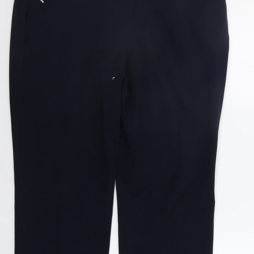 Marks and Spencer Womens Blue   Trousers  Size 14 L25 in