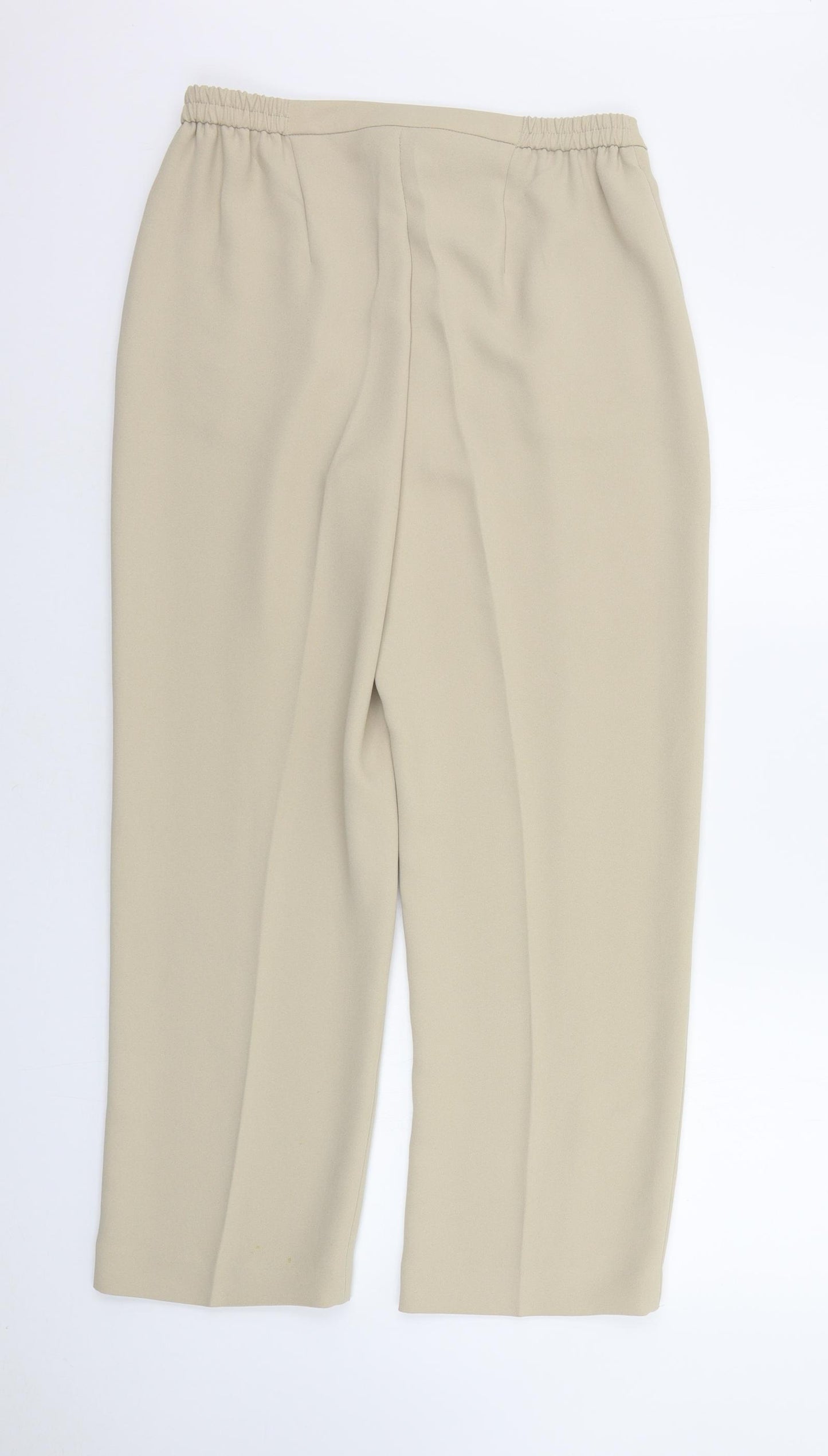Eastex Womens Beige   Trousers  Size 12 L26 in