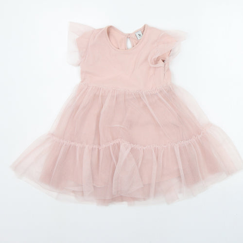 TU Girls Pink   Jacket Dress    - GLITTER
