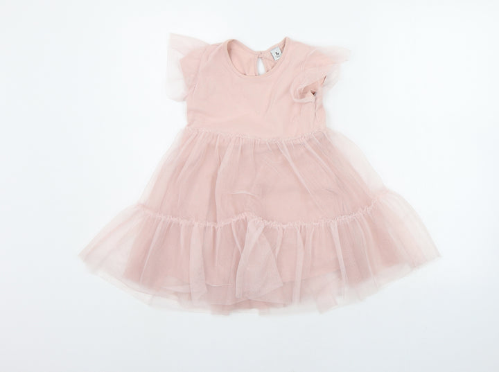 TU Girls Pink   Jacket Dress    - GLITTER
