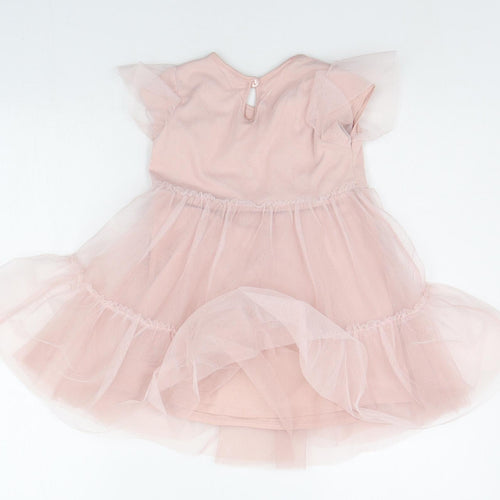 TU Girls Pink   Jacket Dress    - GLITTER