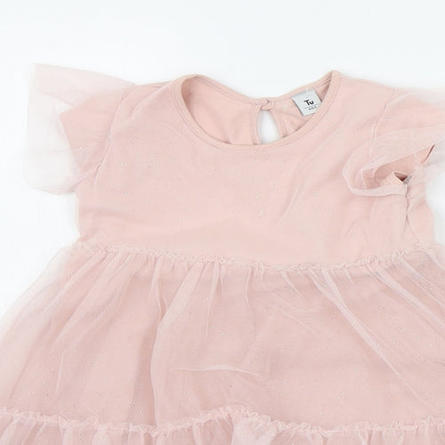 TU Girls Pink   Jacket Dress    - GLITTER