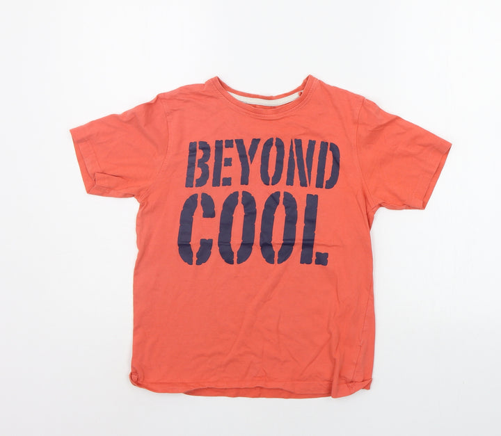 Primark Girls Orange   Basic T-Shirt Size 9-10 Years