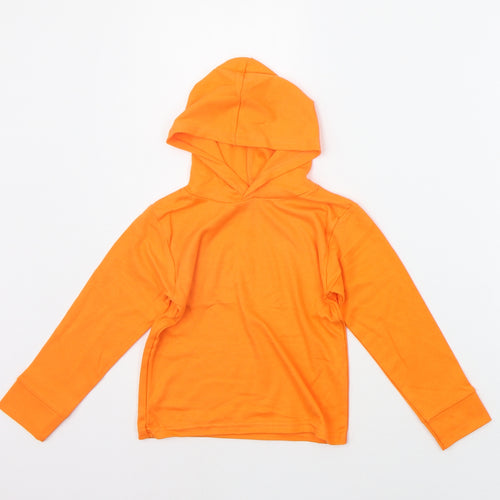 Preworn Boys Orange   Pullover Hoodie Size 2-3 Years