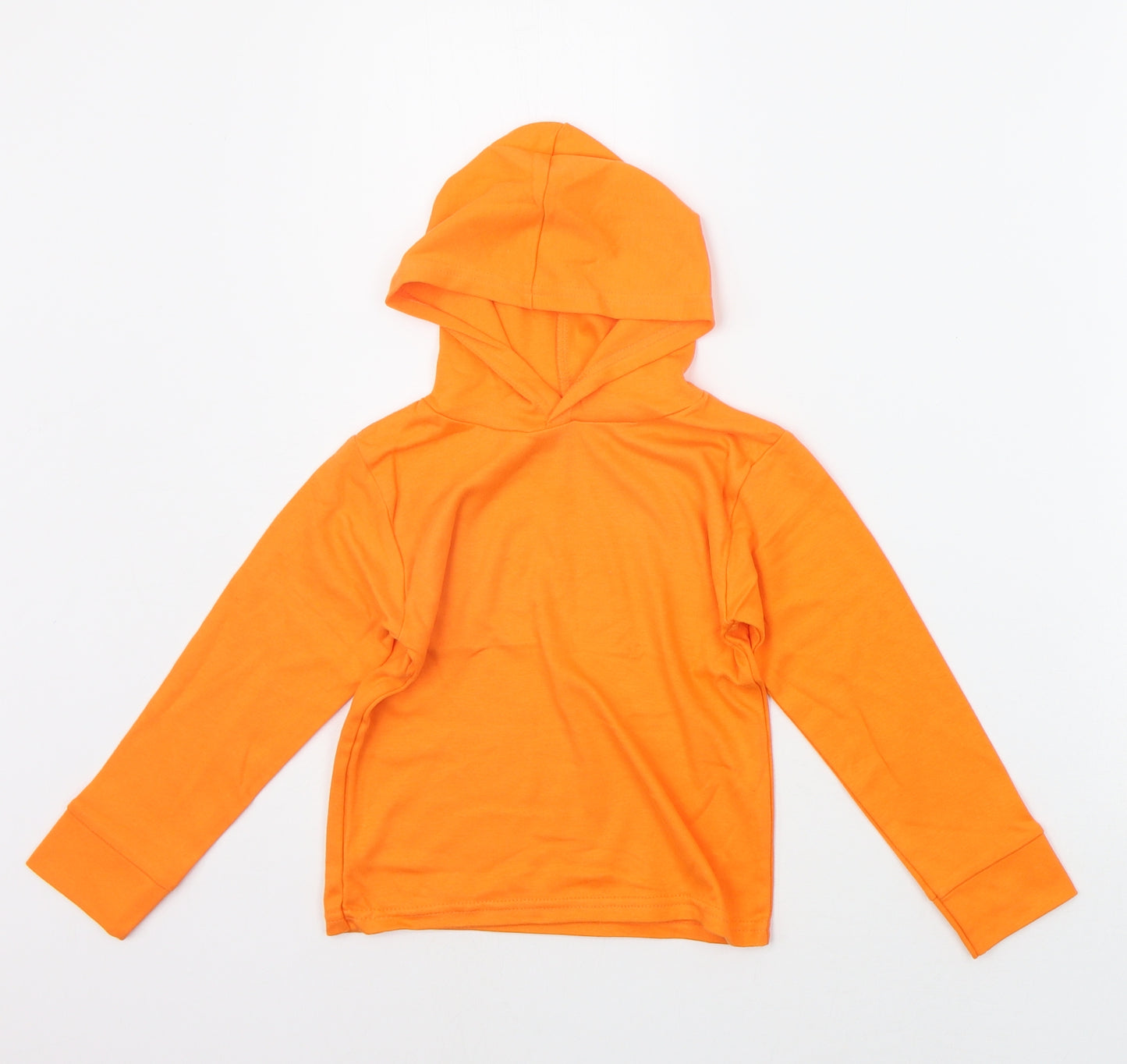 Preworn Boys Orange   Pullover Hoodie Size 2-3 Years