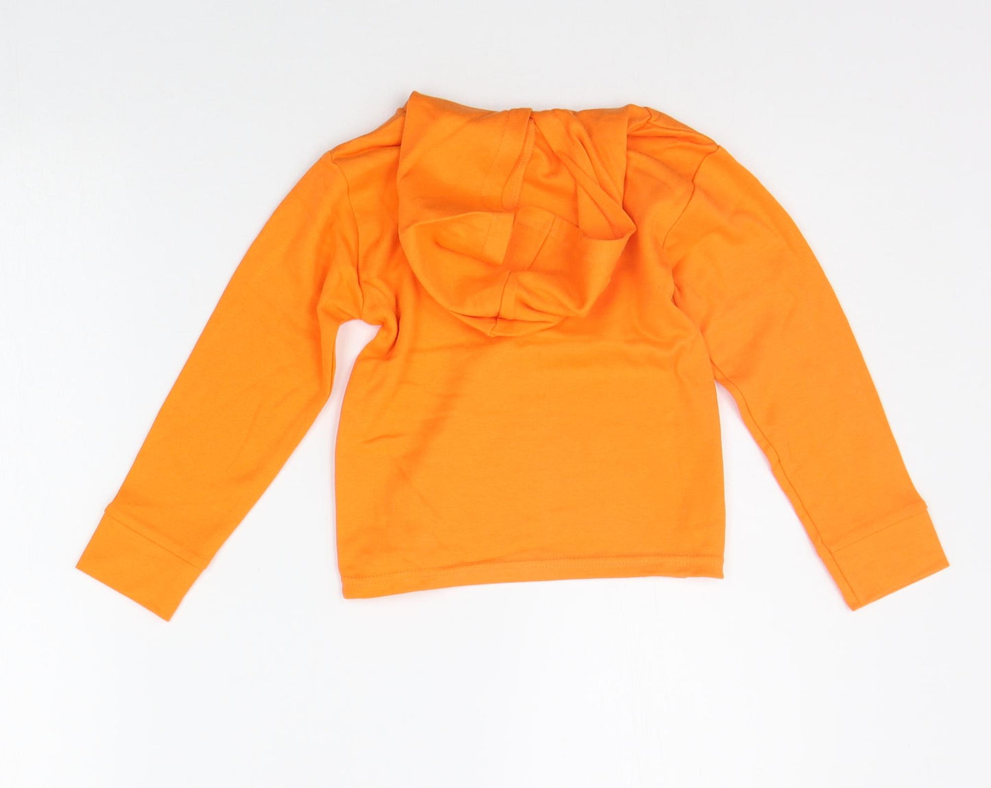 Preworn Boys Orange   Pullover Hoodie Size 2-3 Years