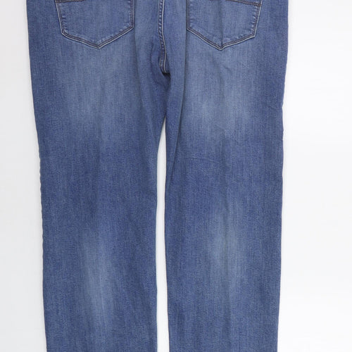 Marks and Spencer Mens Blue   Straight Jeans Size 40 L29 in