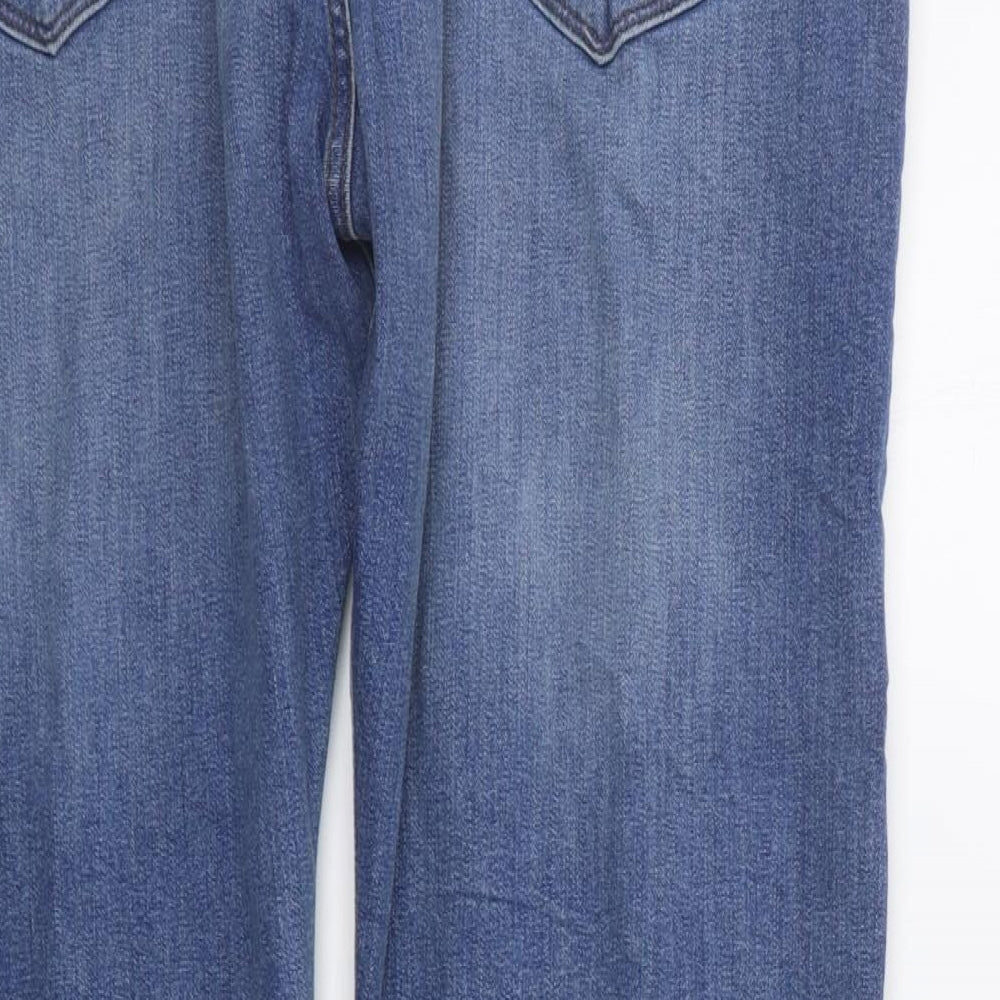 Marks and Spencer Mens Blue   Straight Jeans Size 40 L29 in