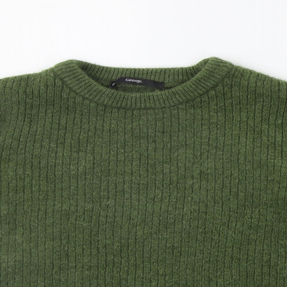 George Womens Green   Pullover Jumper Size S