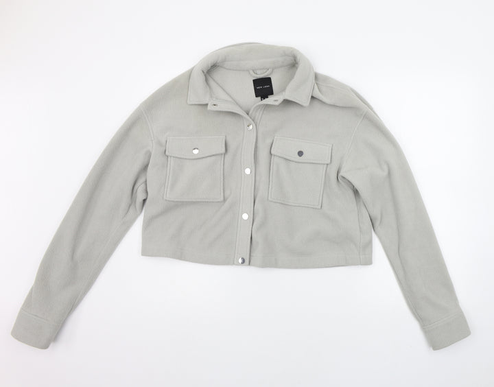 New Look Womens Grey   Jacket Coat Size 16