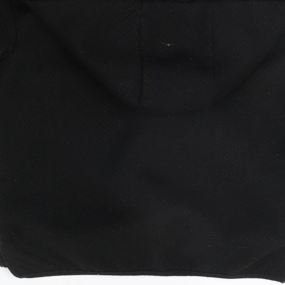 Primark Girls Black   Full Zip Hoodie Size 8-9 Years