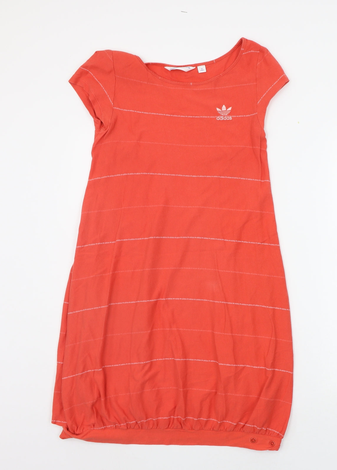 adidas Womens Orange Floral  Fit & Flare  Size 10