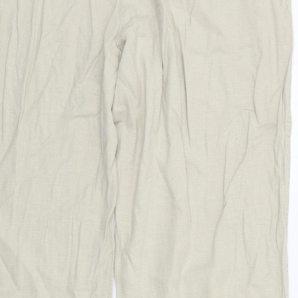 Marks and Spencer Womens Beige   Trousers  Size 18 L30 in
