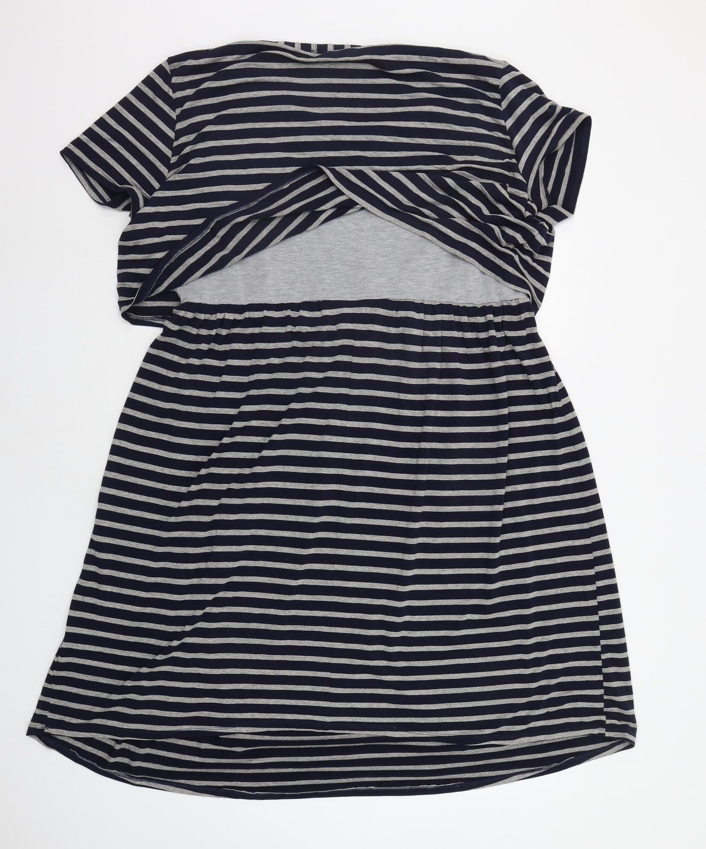 Dorothy Perkins Womens Blue Striped  Fit & Flare  Size 22