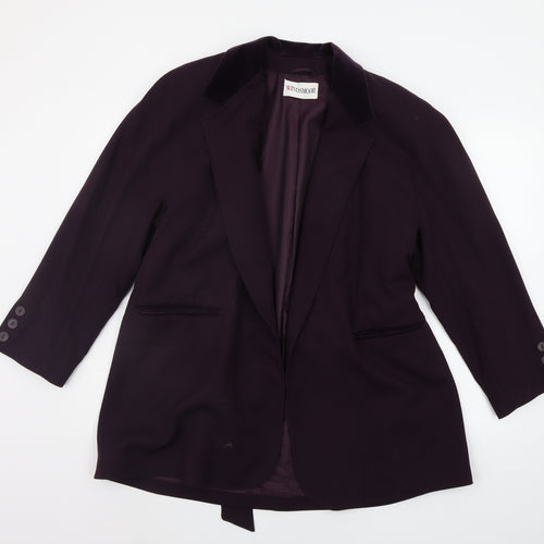 Windsmoor Womens Purple   Jacket Blazer Size S