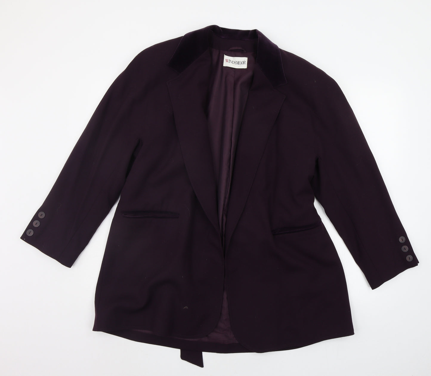 Windsmoor Womens Purple   Jacket Blazer Size S