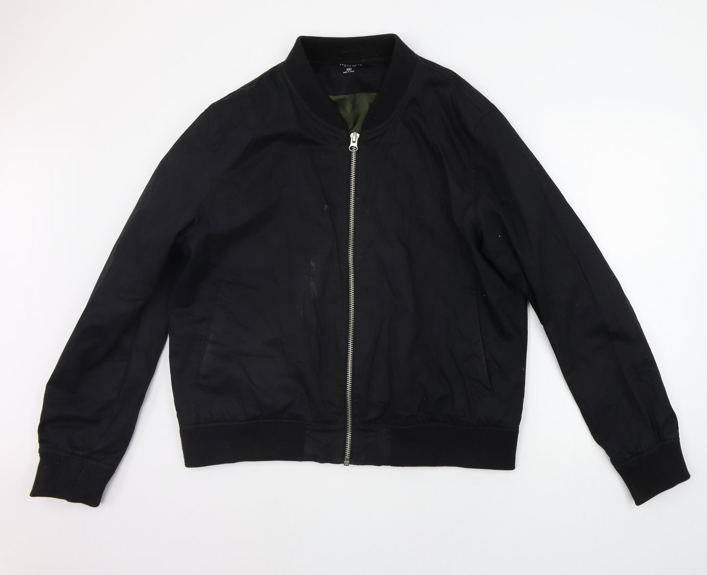 Cedar Wood State Mens Black   Jacket Coat Size 2XL