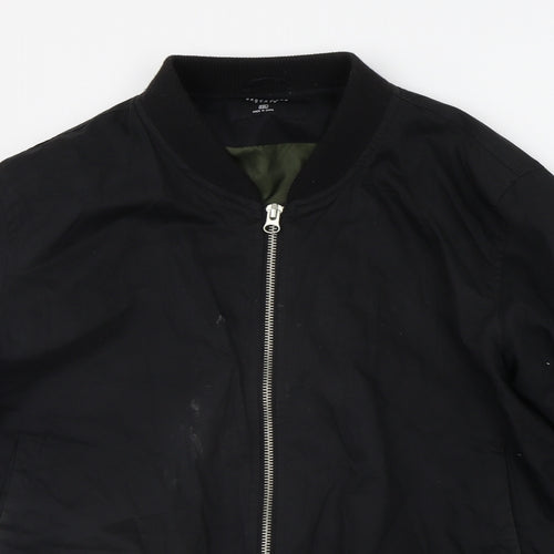 Cedar Wood State Mens Black   Jacket Coat Size 2XL