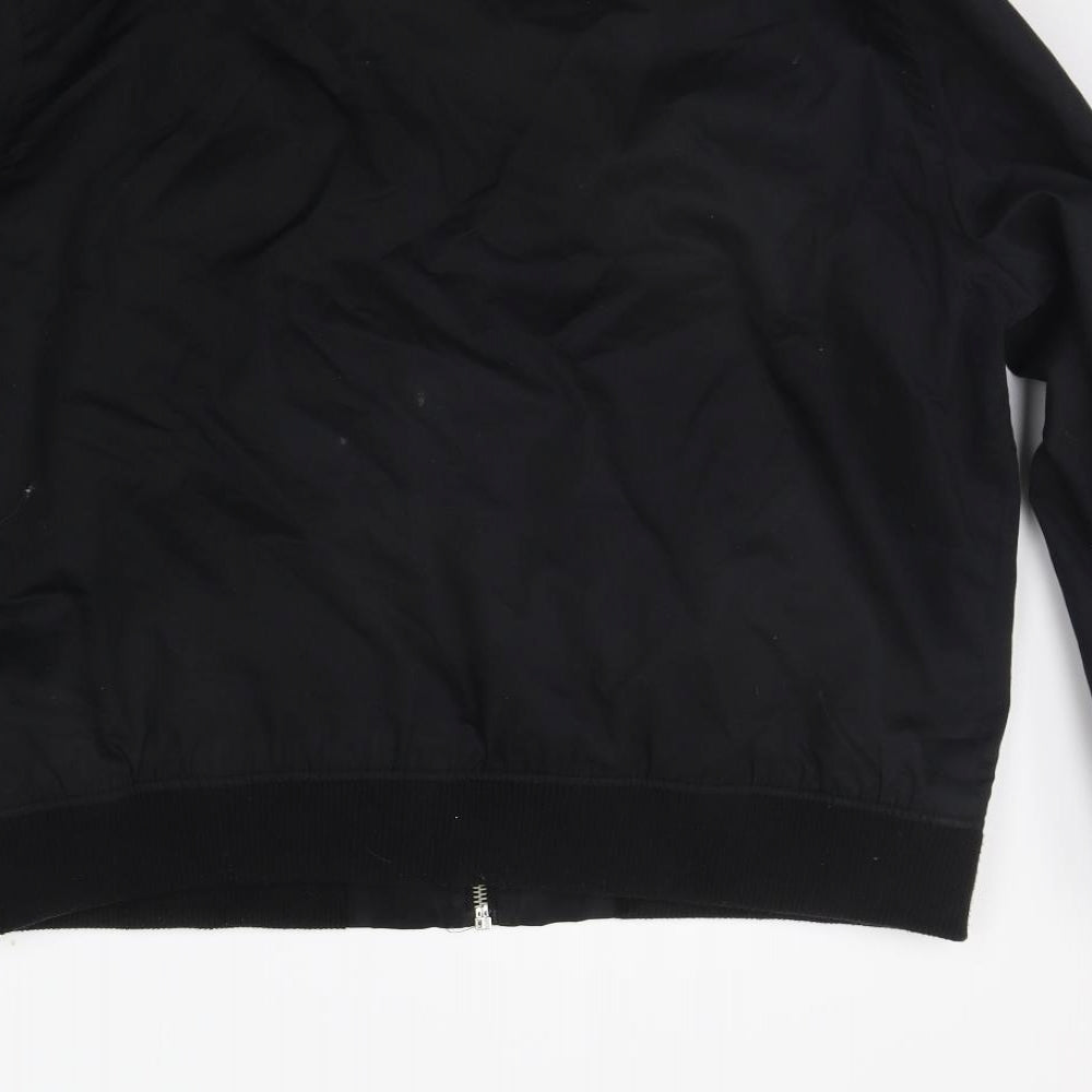 Cedar Wood State Mens Black   Jacket Coat Size 2XL