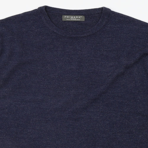 Primark Womens Blue   Pullover Jumper Size M
