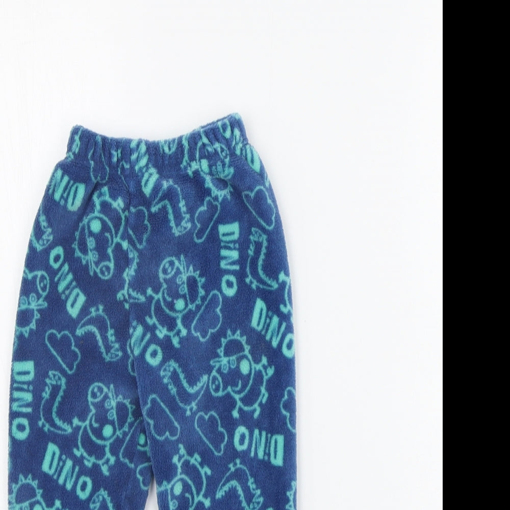 Nutmeg Girls Blue Geometric   Lounge Pants Size 12-18 Months