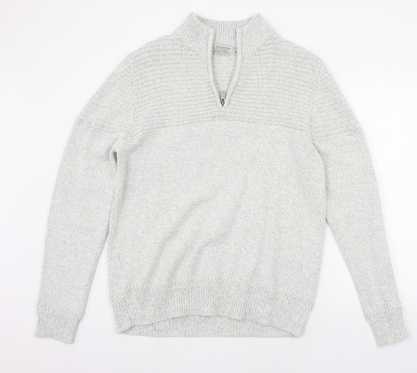 TU Mens White   Pullover Jumper Size L