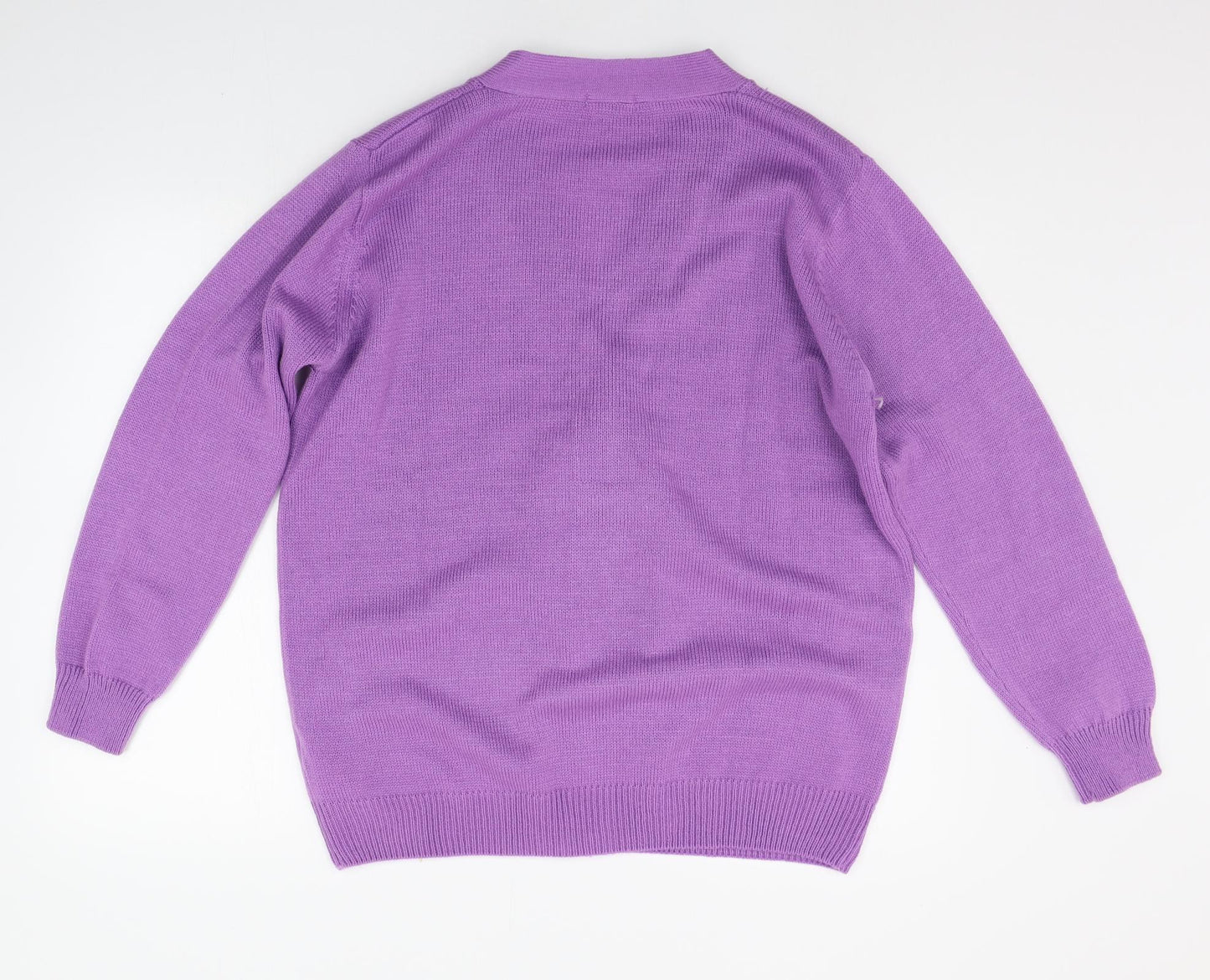Damart Womens Purple   Cardigan Jumper Size 18