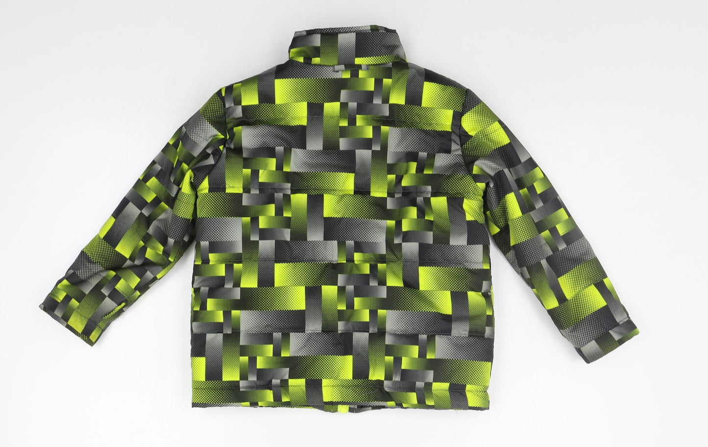 George Boys Yellow Geometric  Jacket Coat Size 3-4 Years