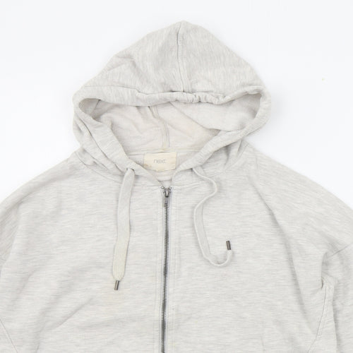 NEXT Womens White   Full Zip Jumper Size 12